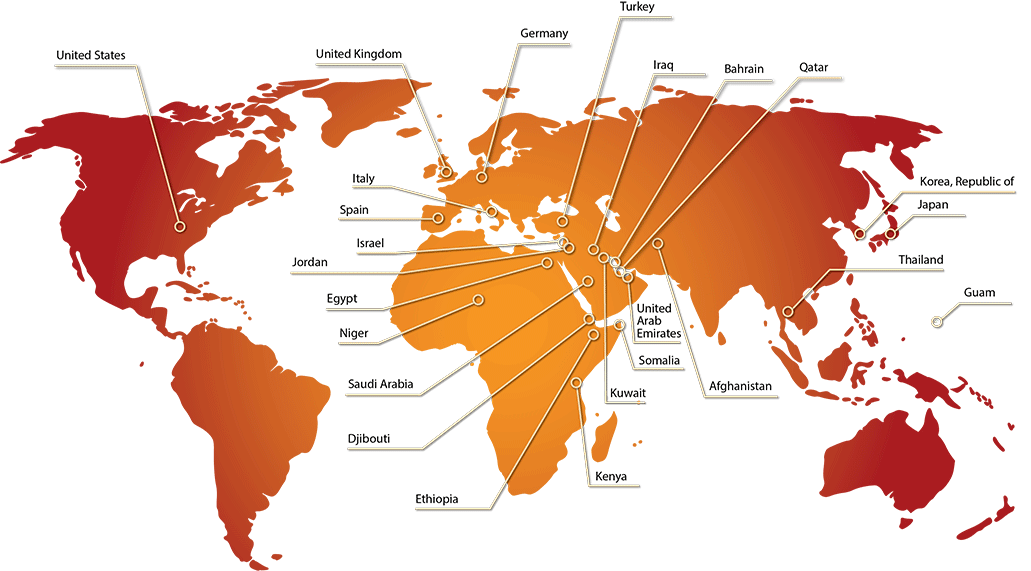 mantech worldwide locations