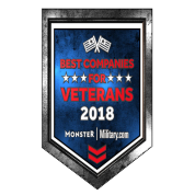 Monster Announces the Best Companies for Hiring Veterans 2018